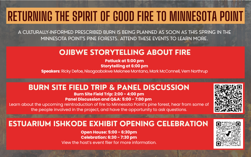 RETURNING THE SPIRIT OF GOOD FIRE TO MINNESOTA POINT